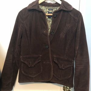 Brown corduroy jacket